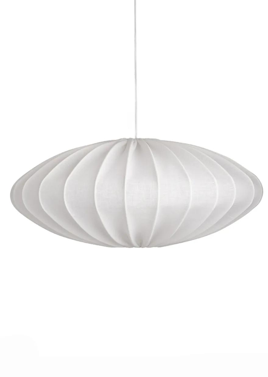 Ellipse 65 taklampe Hvit Lin