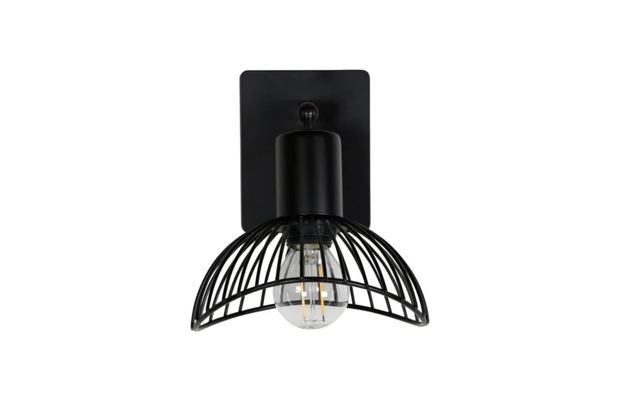 Elsa justerbar vegglampe - Svart