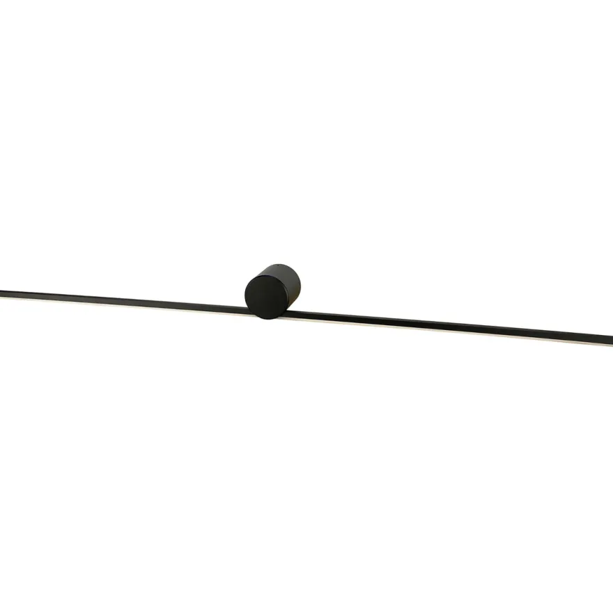 Eros 900 vegglampe IP44 dimbar - Svart