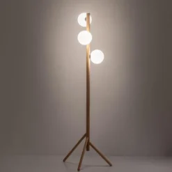 Estera wood gulvlampe 3-lys