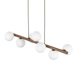 Estera wood takpendel 7-lys