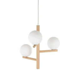 Estera wood takpendel 3-lys