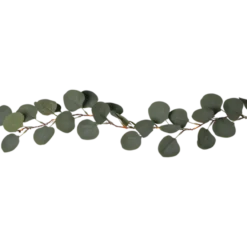 Eukalyptus dekorslynge med lys