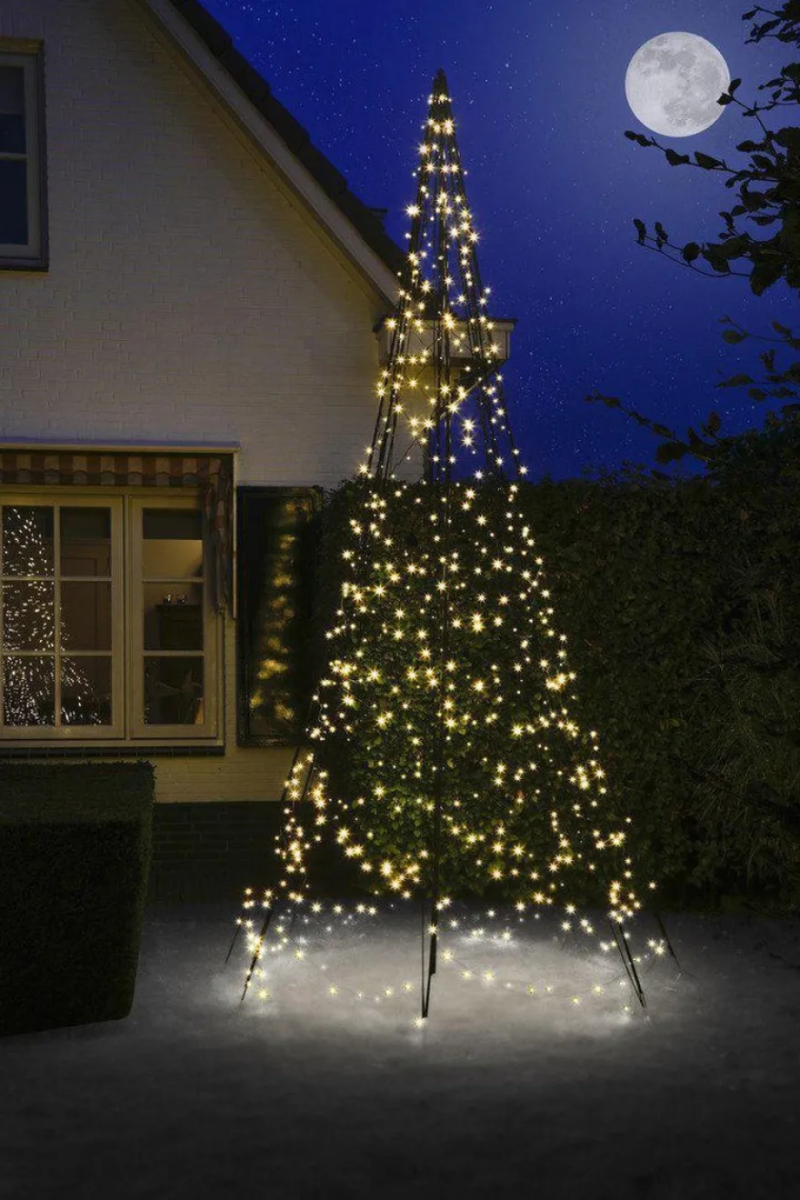 Fairybell 4 meter belysning med stang 640 LED IP44 utendørs