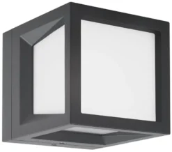 Faro 120 vegglampe utendørs Colour Switch 9W IP65 Dimbar - Antrasitt grå
