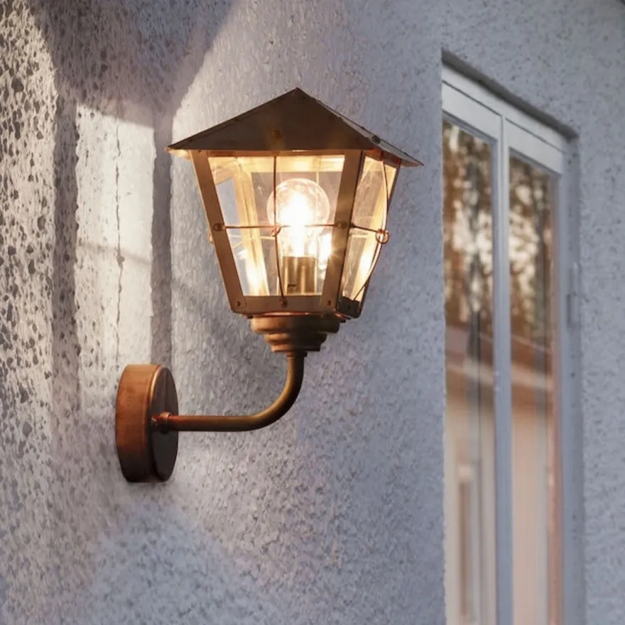 Fenix vegglampe opp - kobber