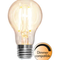 Filament LED pære 8W dimbar (tilsvarer 72W)