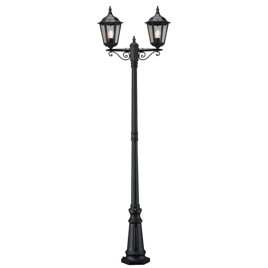 Firenze 2-arm stolpe - Svart 220cm