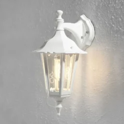 Firenze vegglampe ned E27 - hvit