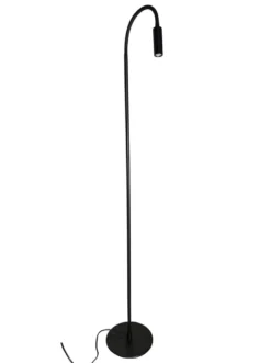 Flexi gulvlampe 3W Dimbar - Svart