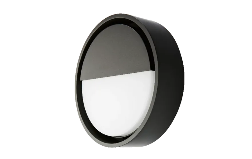 Frame round vegglampe 7W 3000 Kelvin IP66 Dimbar
