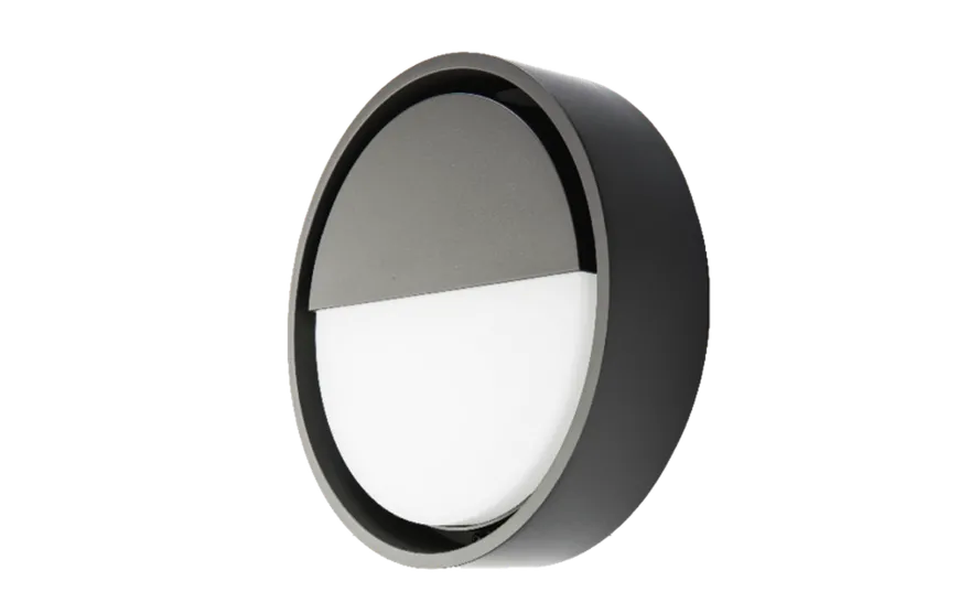 Frame round vegglampe 7W 3000 Kelvin IP66 Dimbar
