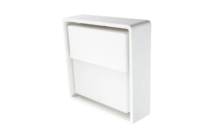 Frame square vegglampe 7W 3000 Kelvin IP66 Dimbar