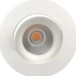 Georgia 360 lavtbyggende downlight 7W 3000K RA97 Dimbar IP44 - Hvit