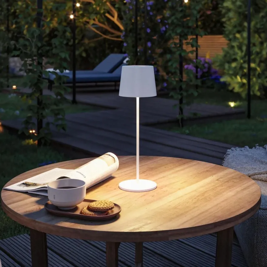 Gilo portabel bordlampe oppladbar 2,8W 2700 Kelvin IP44