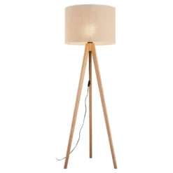Grand gulvlampe - Furu