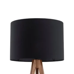 Grand gulvlampe - Valnøtt