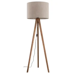 Grand gulvlampe - Valnøtt