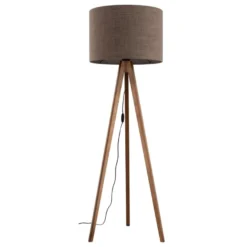 Grand gulvlampe - Valnøtt