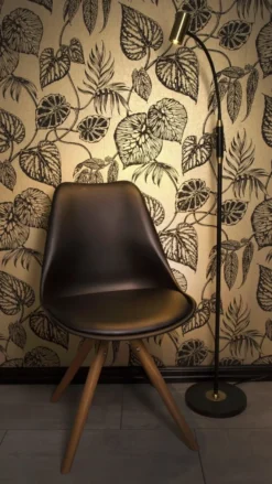 Gusto singel gulvlampe - Svart