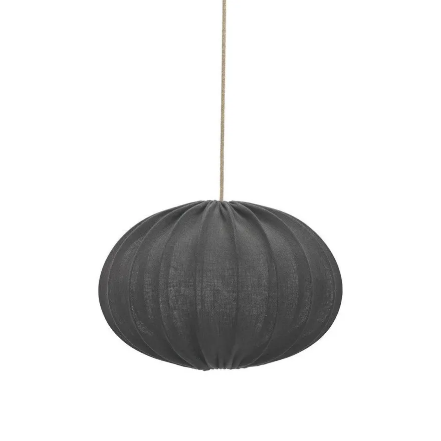 Hilma lampeskjerm 50 cm - Svart