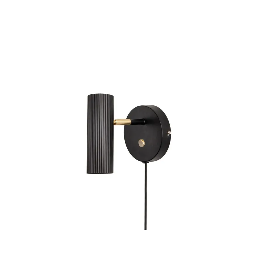Hubble vegglampe - Svart