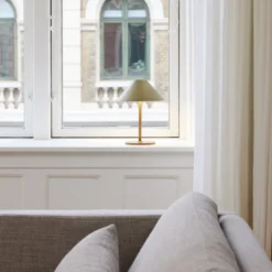 Hygge bordlampe 15 oppladbar - Antikk