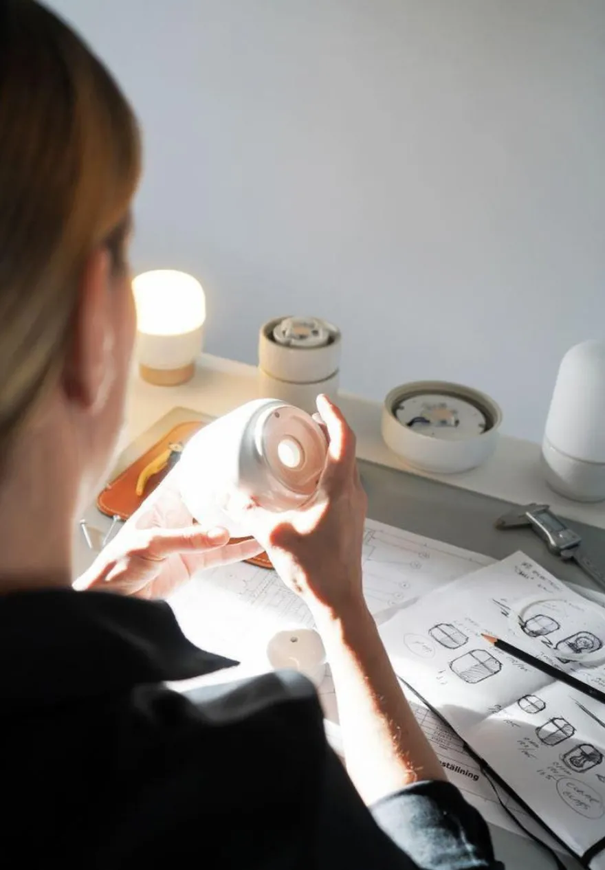 Ifø Ohm 100 / 110 vegg/tak lampe IP44 Badstu