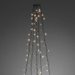 Juletrelys ring slynge 3 meter - Varmhvit
