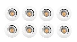 Junistar Bio 8 pack 5W LED 2700K RA90 Isosafe IP44