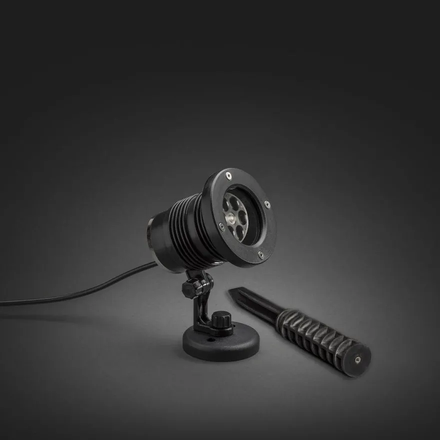 Laserlampe fargede julemotiv IP44 utendørs