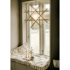 Lea adventsstjerne 70 cm - Natur