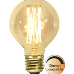 LED-pære 3,7W dimbar, Vintage Gold 80mm