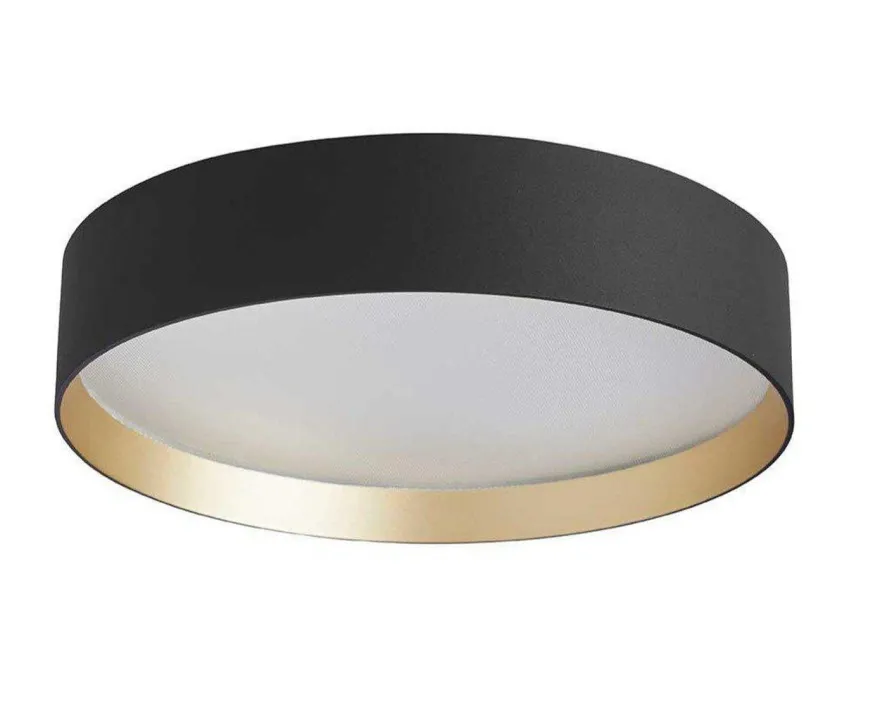 Lucia taklampe 35 cm 16 watt dimbar - Svart/Gull farget