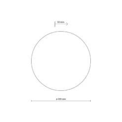 Luna wood vegglampe 40 cm