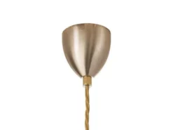 Lute takpendel 14 cm klar/kobber