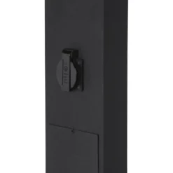 Luton pullert 100 cm m/stikkontakt E27 - Svart