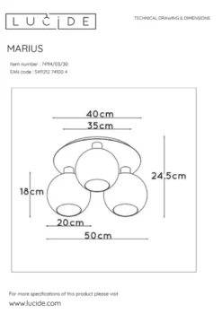Marius taklampe 3