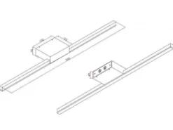 Misty duo 90 LED baderomslampe - Hvit