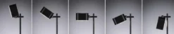 Mobil portabel bord/vegglampe oppladbar 1,6W 2700-6500 Kelvin