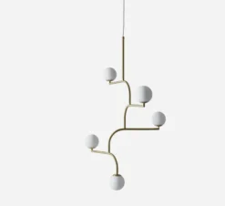 Mobil 5 taklampe - messing