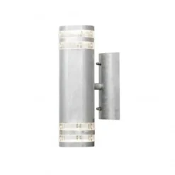 Modena vegglampe II opp/ned - Galvanisert