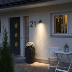 Modena vegglampe nedlys big - Svart