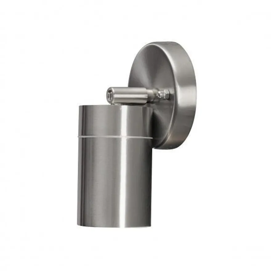 Modena vegglampe ned m/tilt - rustfritt stål