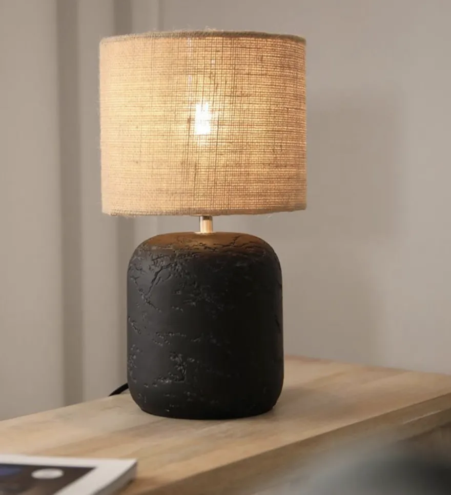 Montagna bordlampe 32 - Svart/Natur