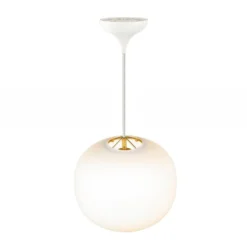 Navone takpendel 30 cm - Hvit/Messingfarget