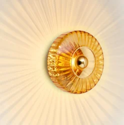 New Wave Optic 26 Wall Lamp - Amber