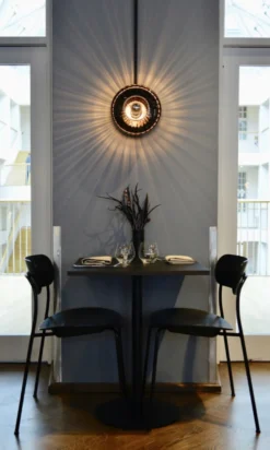 New Wave Optic 26 Wall Lamp - Smoke