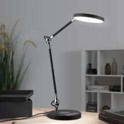 Numis skrivebordslampe 11W 2700-6500 Kelvin 3-step dim - Trådløs lader for mobil