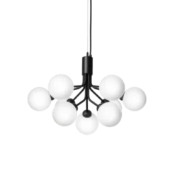 Nuura Apiales 9 satin svart/opal